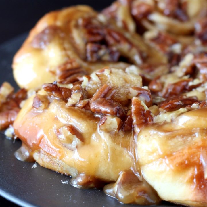 Caramel Pecan Sticky Buns - Chocolate With Grace