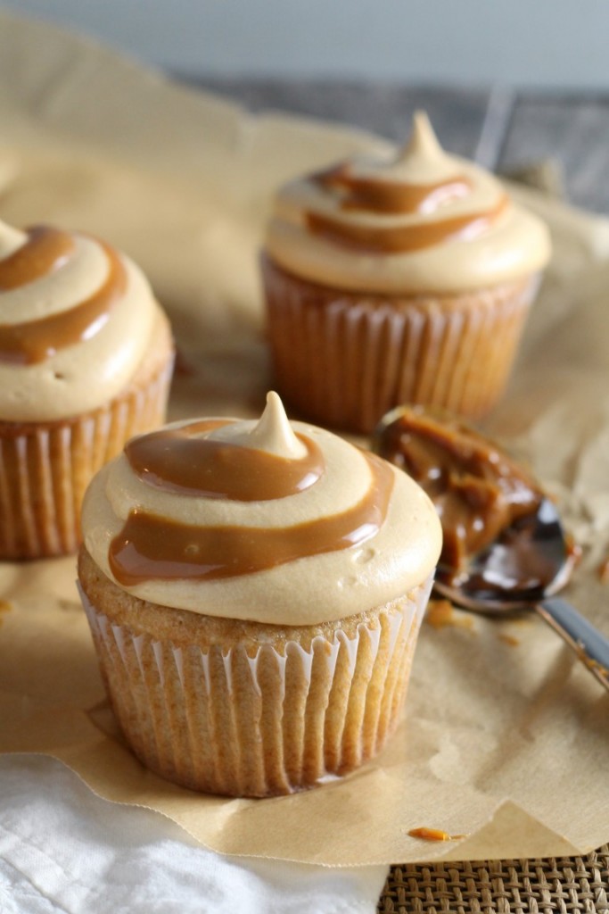 Dulce de Leche Cupcakes - Chocolate With Grace