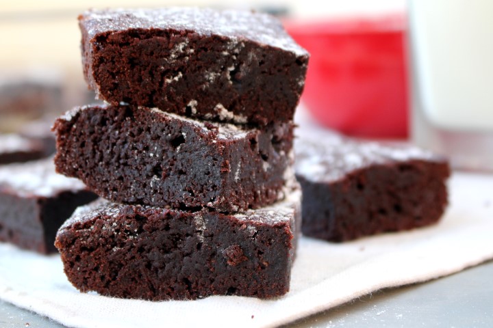 Fudgy Cocoa Brownies. Everyone wants a thick, fudgy, chewy brownie. These box-mix style brownies are simple to make requiring only cocoa. 