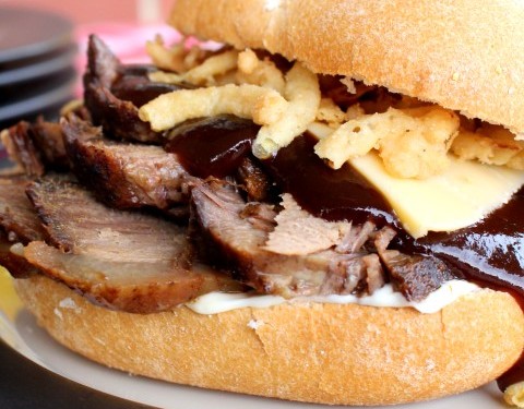 Smoked Barbecue Beef Brisket Sandwiches Chocolate With Grace