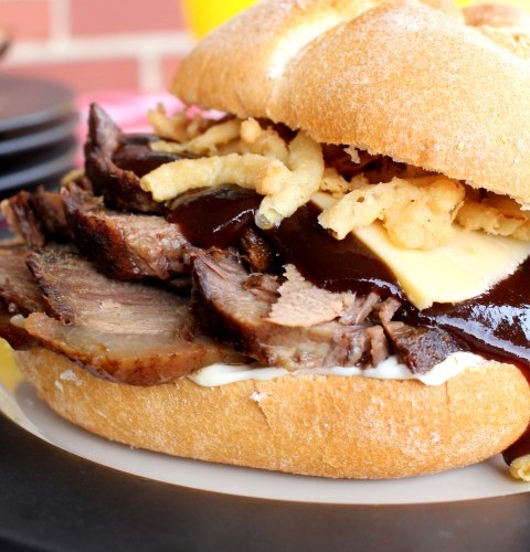 Smoked Barbecue Beef Brisket Sandwiches Chocolate With Grace