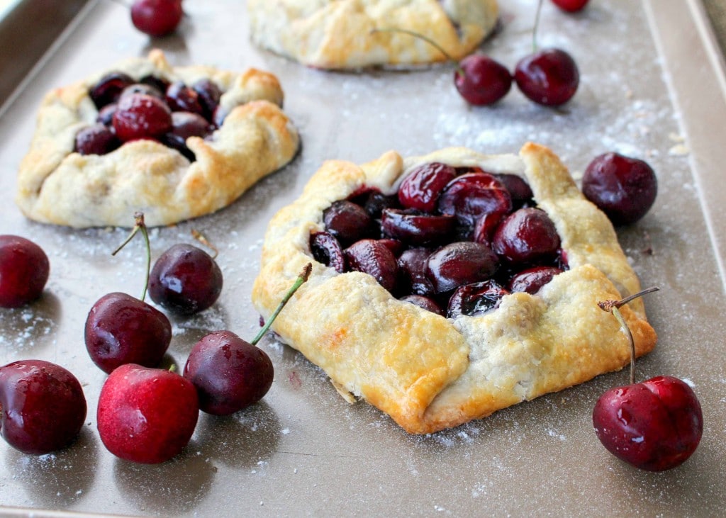 Rustic Cherry Tarts