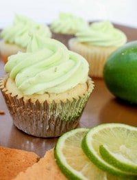 Key Lime Cupcakes are a summer potluck favorite!