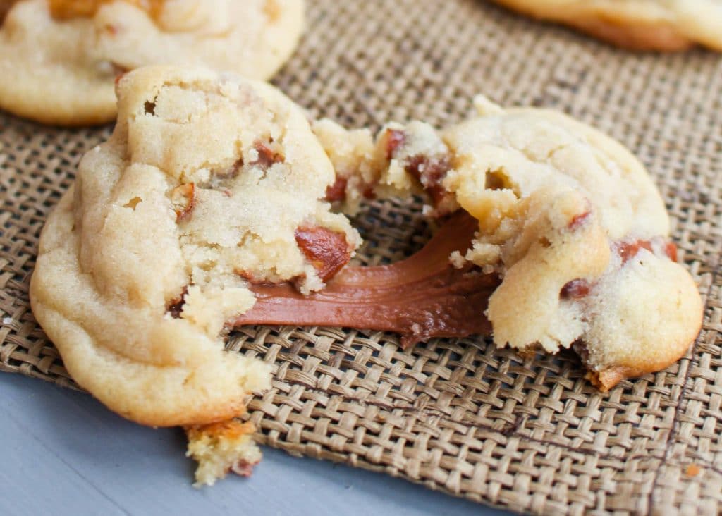 Caramel Pretzel Cookies