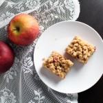 Brown Butter Cranberry Apple Crumb Bars