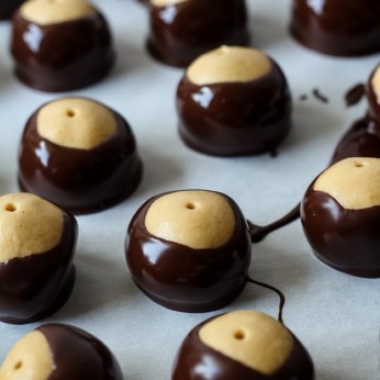 buckeyes dipped in chocolate