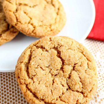 Soft and chewy Molasses Crinkle Cookies