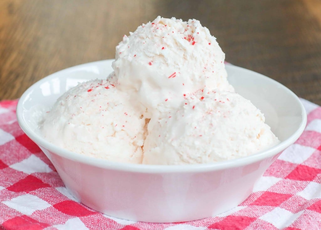 No Churn Peppermint Ice Cream