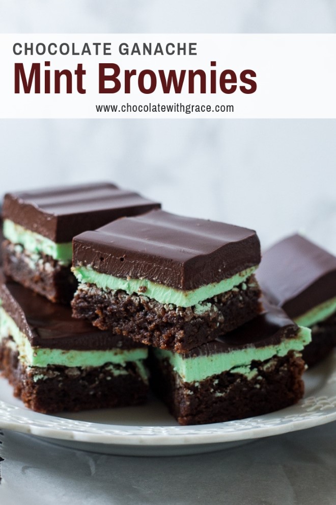 mint brownies from scratch wit