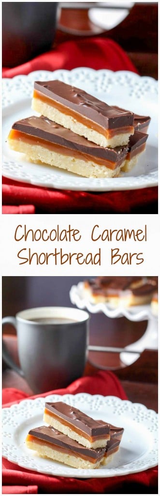 Chocolate Caramel Shortbread Twix Bars