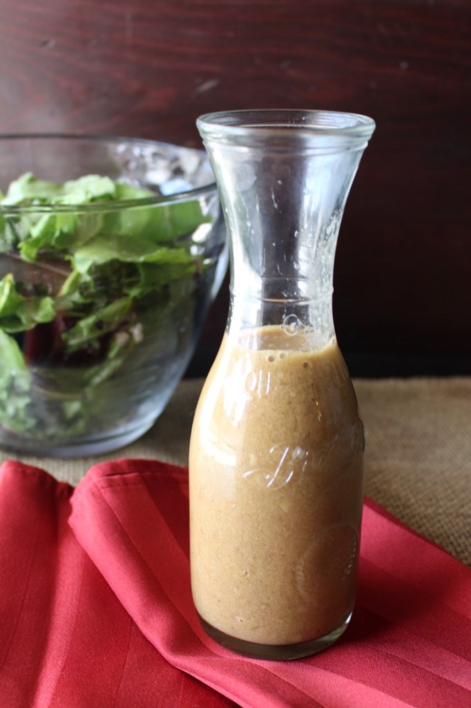 Healthy Dijon Vinaigrette recipe. A healthy salad dressing with no sugar added. 