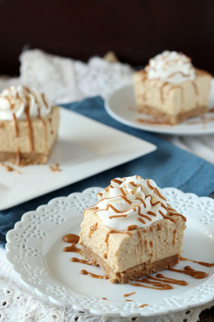 Biscoff No Bake Cheesecake Bars - Chocolate with Grace