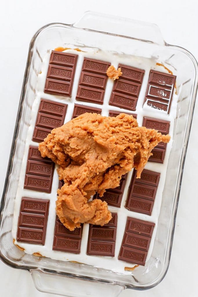 Five Ingredient Peanut Butter S'mores Bars