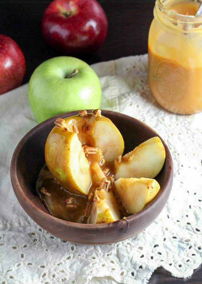Inside Out Caramel Apples