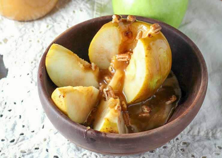Inside Out Caramel Apples are an easy weekday treat