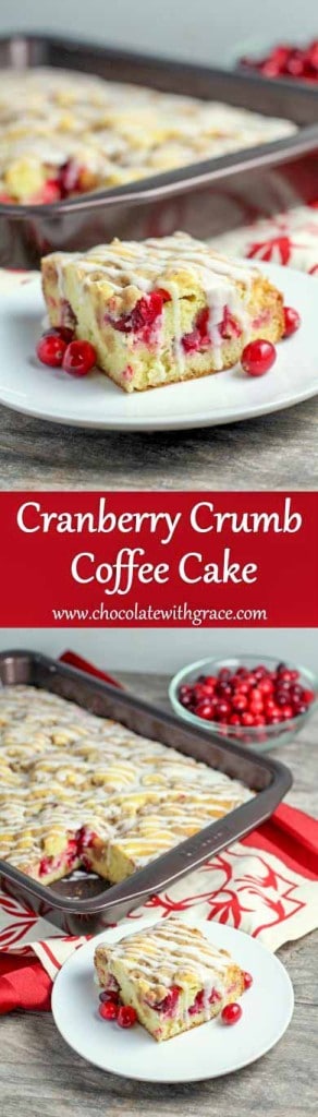Glazed Cranberry Coffee Cake 