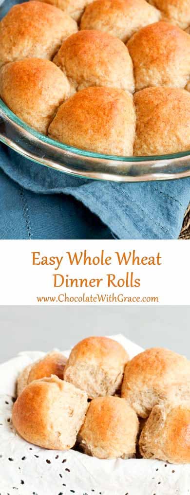 Whole Wheat Dinner Rolls