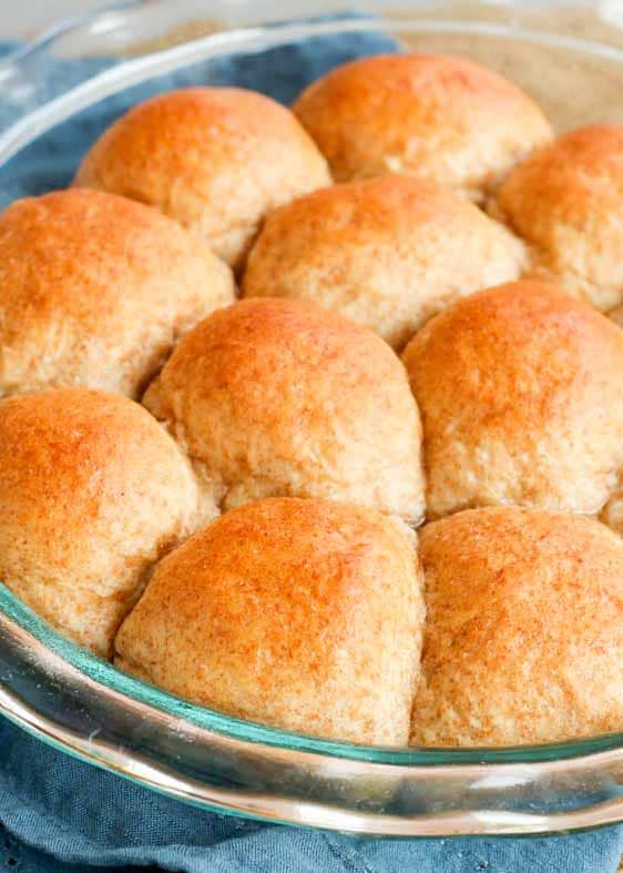 Buttery Whole Wheat Rolls