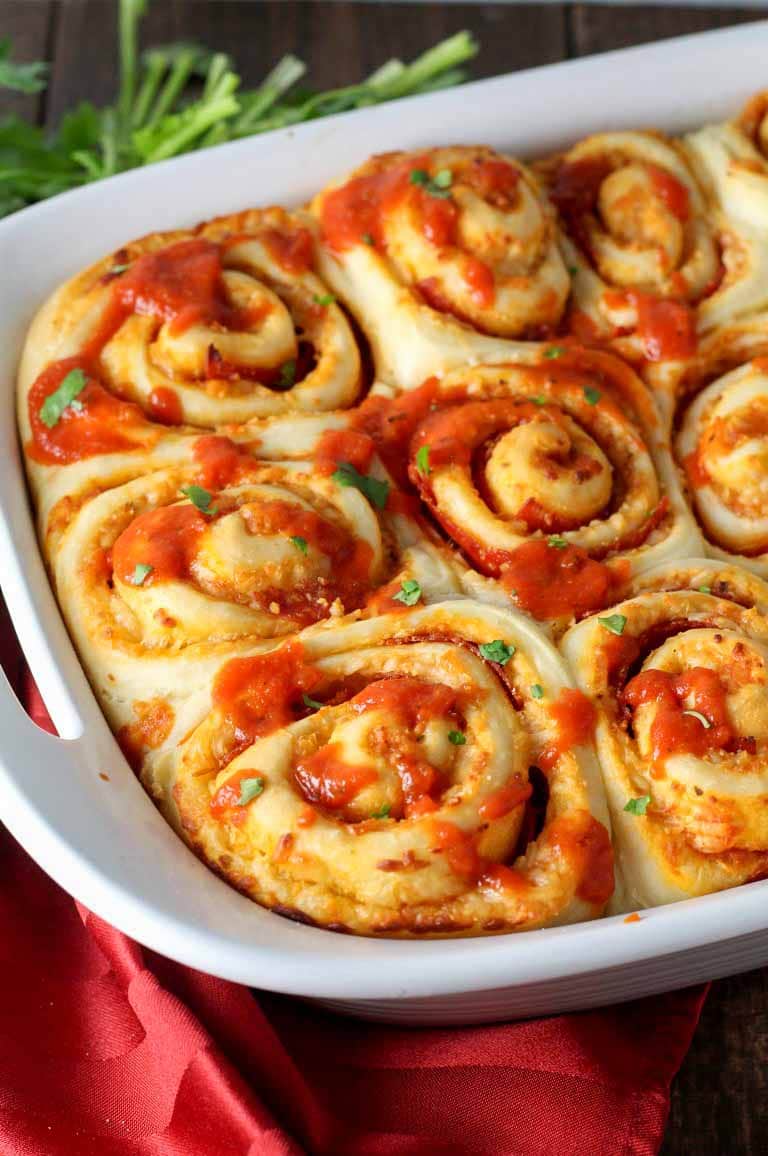 Homemade Pepperoni Pizza Rolls - Chocolate with Grace