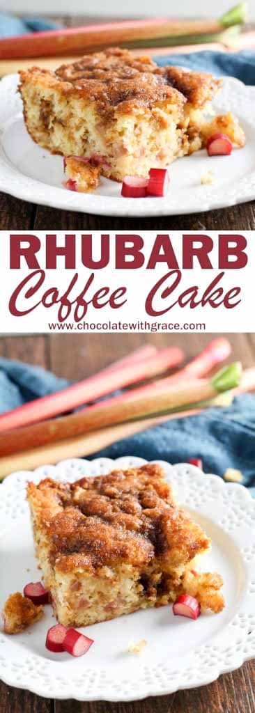 Rhubarb Coffeecake 
