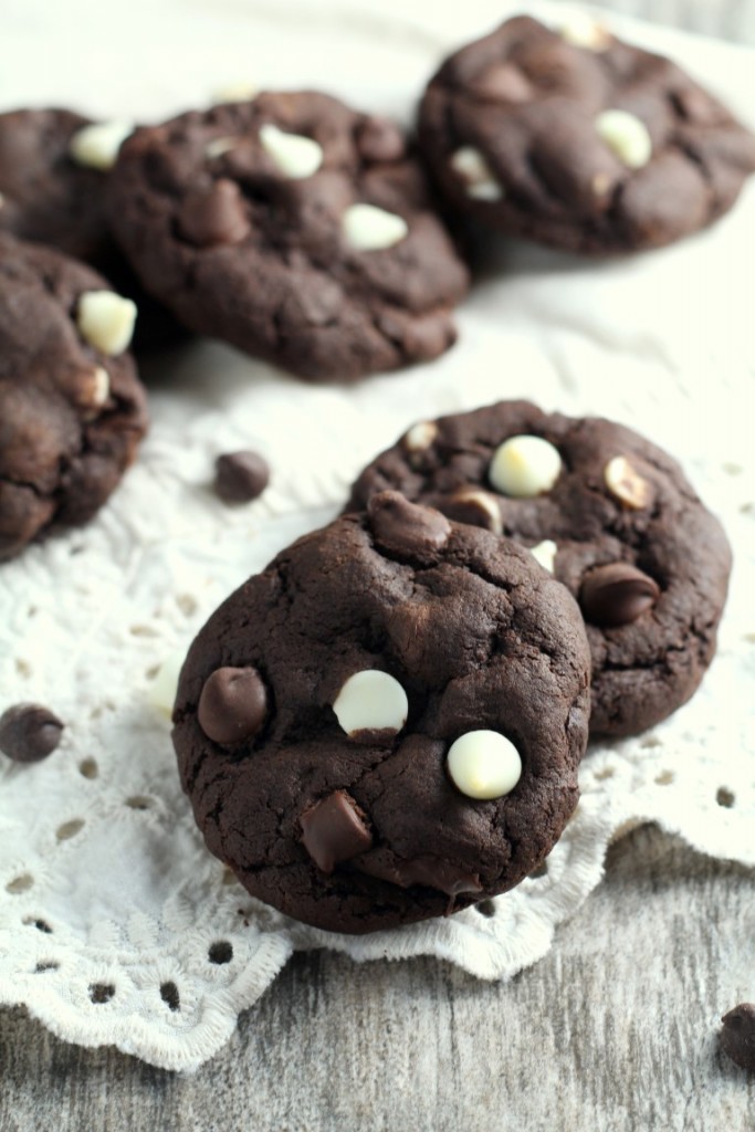 Triple Chocolate Chip Cookies - Chocolate With Grace