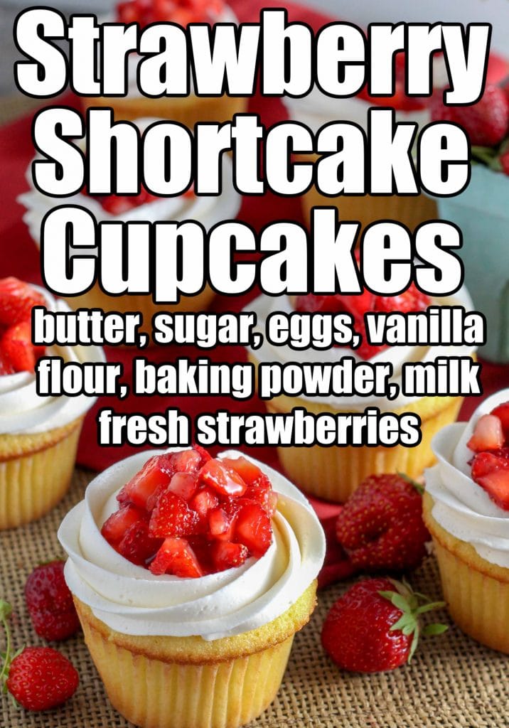 Strawberry Shortcake Cupcakes