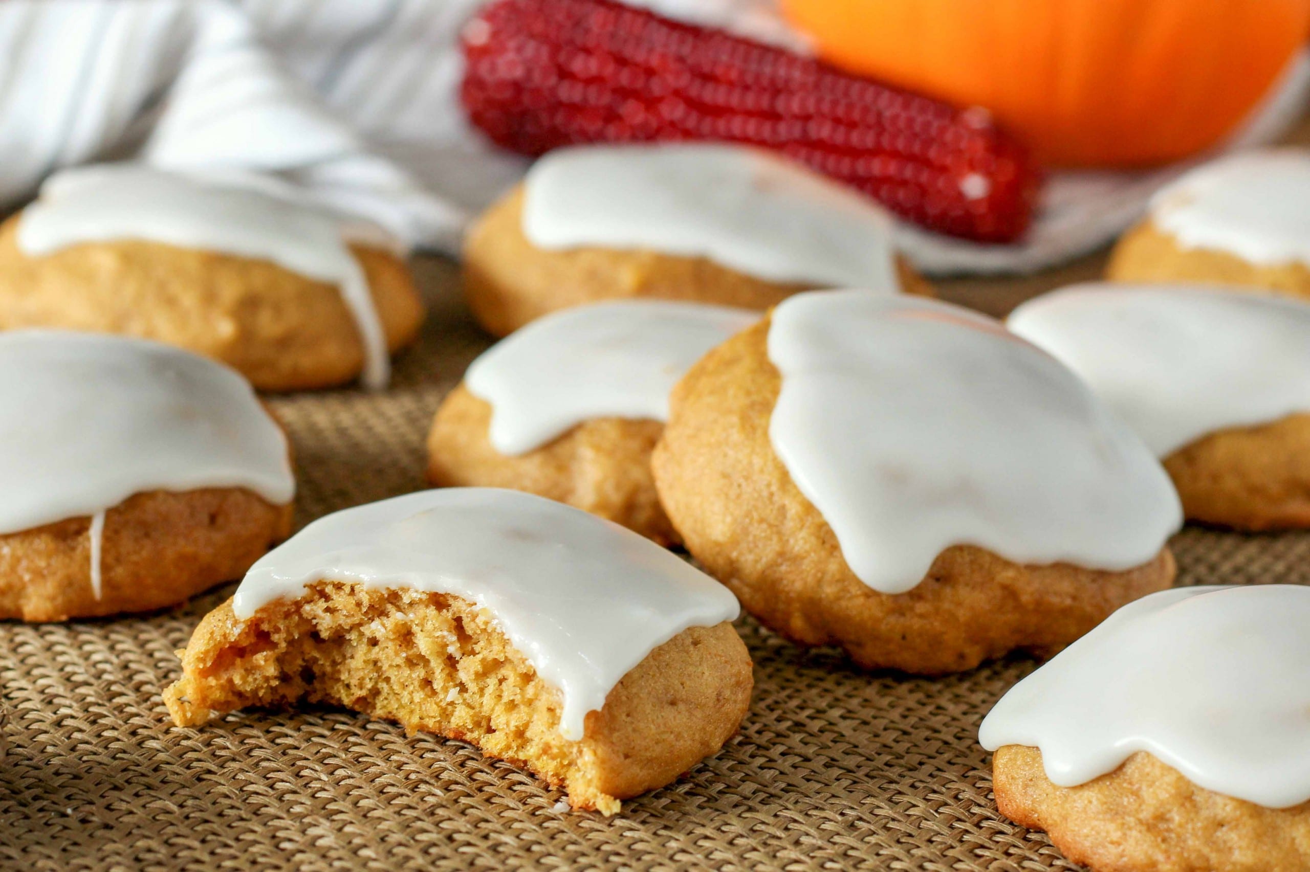 Day 2: Soft Glazed Pumpkin Cookies - Lovin' From the Oven