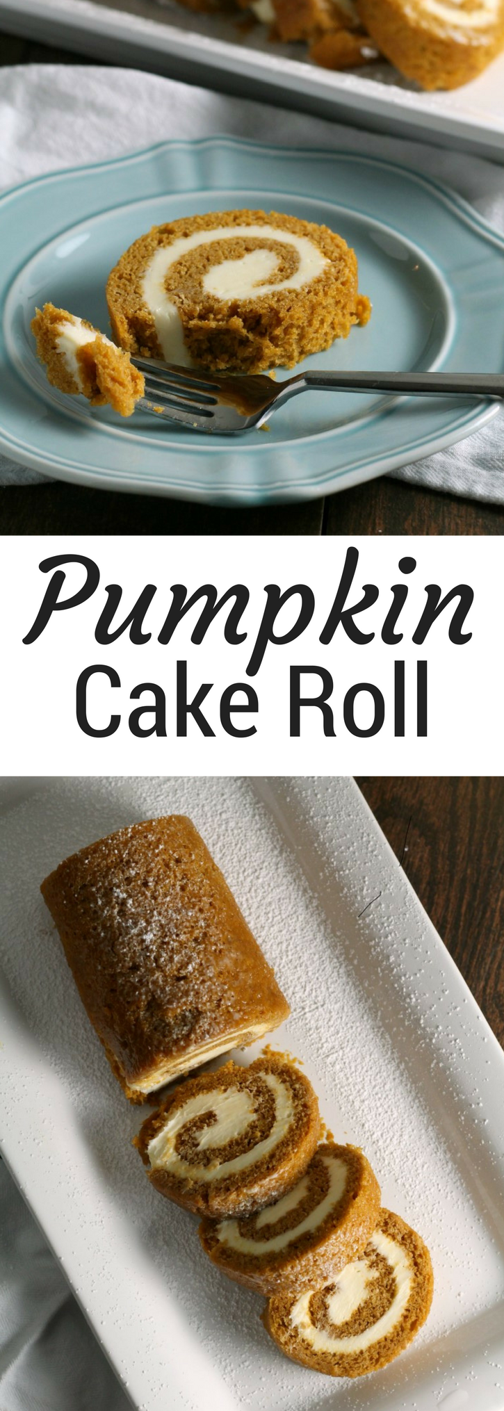 Pumpkin Cake Roll - Chocolate With Grace