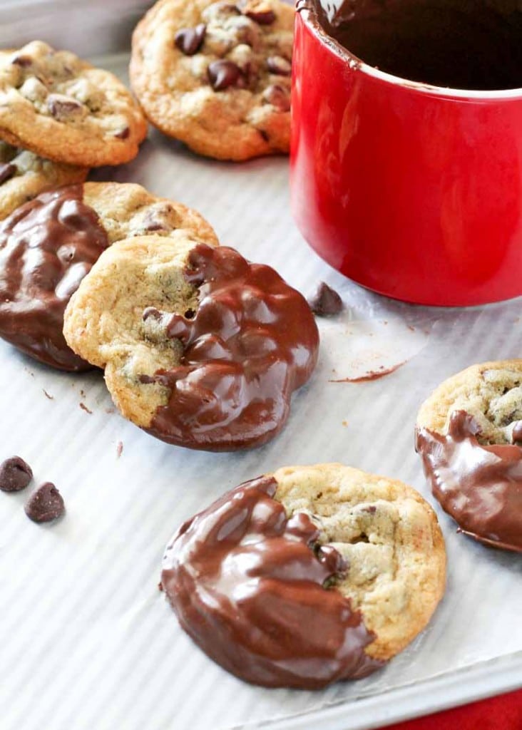 Chocolate Dipped Cookies are a chocolate lover's dream come true.
