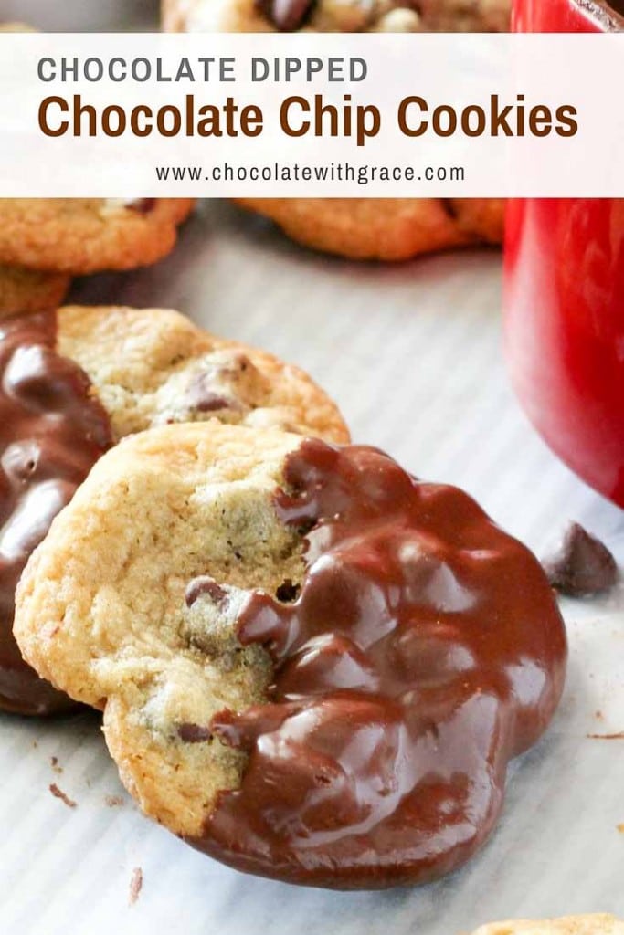 Chocolate Dipped Chocolate Dipped Cookies
