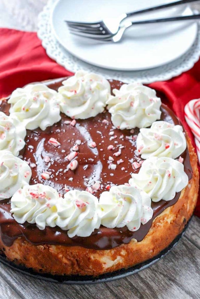Chocolate Peppermint Cheesecake
