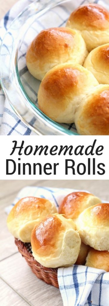 Easy, Buttery Homemade Dinner Rolls can be made ahead and are perfect for Easter, Thanksgiving or Christmas Dinner.