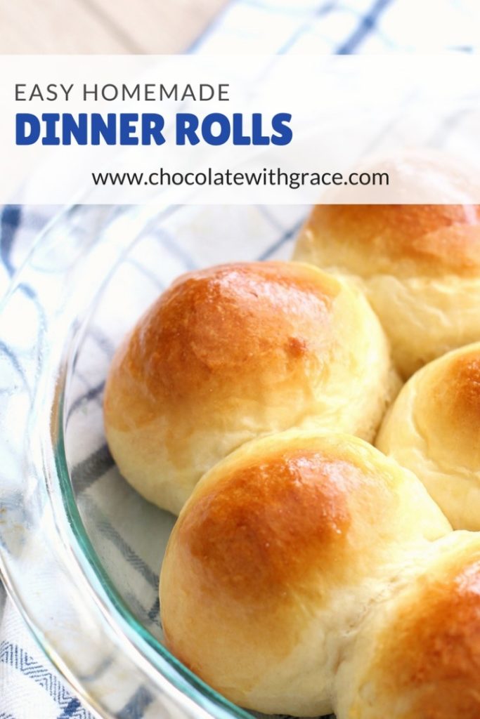 Easy, Buttery Homemade Dinner Rolls can be made ahead and are perfect for Easter, Thanksgiving or Christmas Dinner.