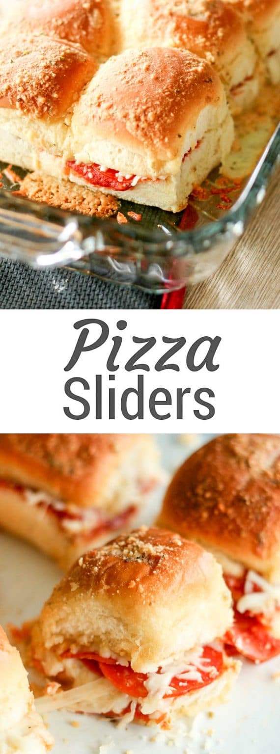 Pepperoni Pizza Sliders - Chocolate with Grace