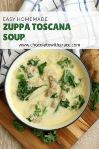 Zuppa Toscana Soup (1 Pot, 1 Hour) - Chocolate With Grace