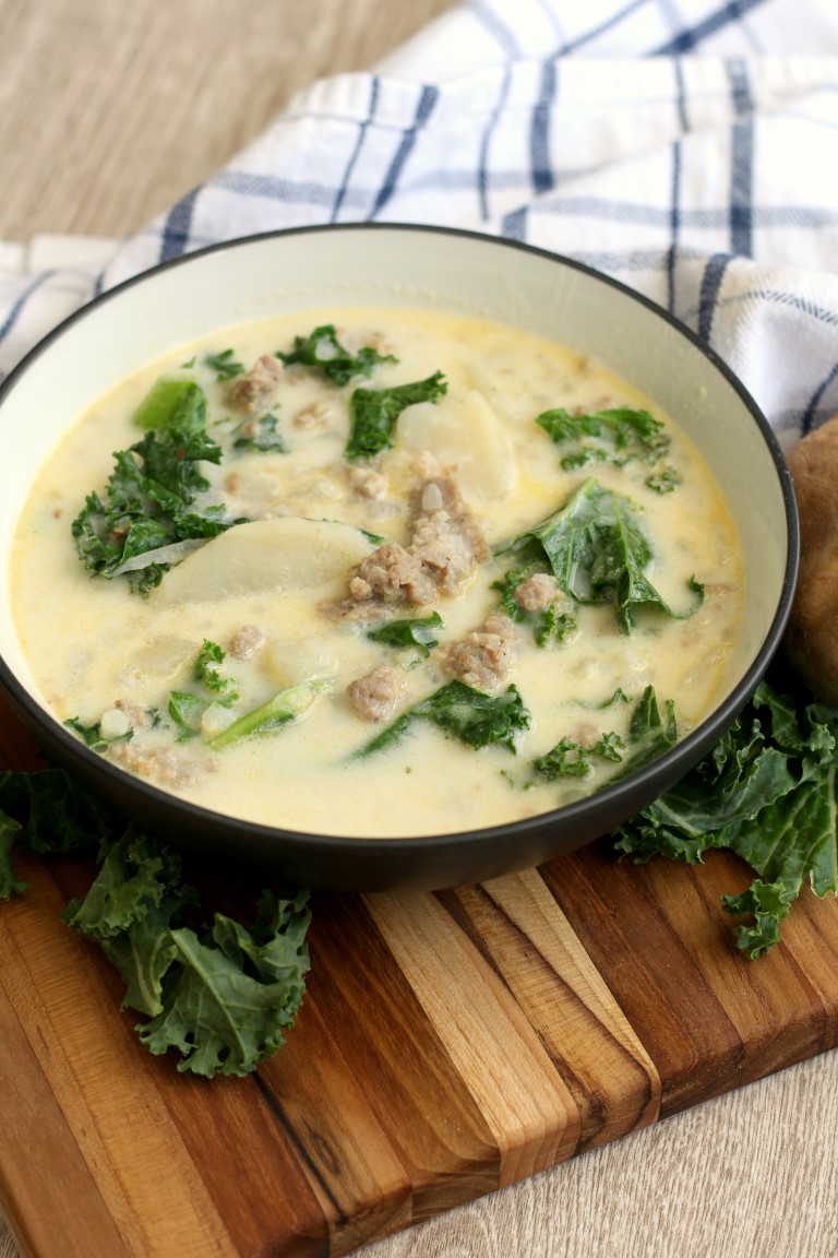 Zuppa Toscana Soup (1 Pot, 1 Hour) - Chocolate With Grace - 768 x 1152 jpeg 218kB