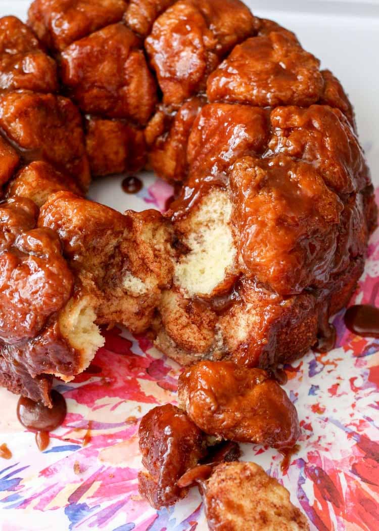 Homemade Monkey Bread - Chocolate with Grace