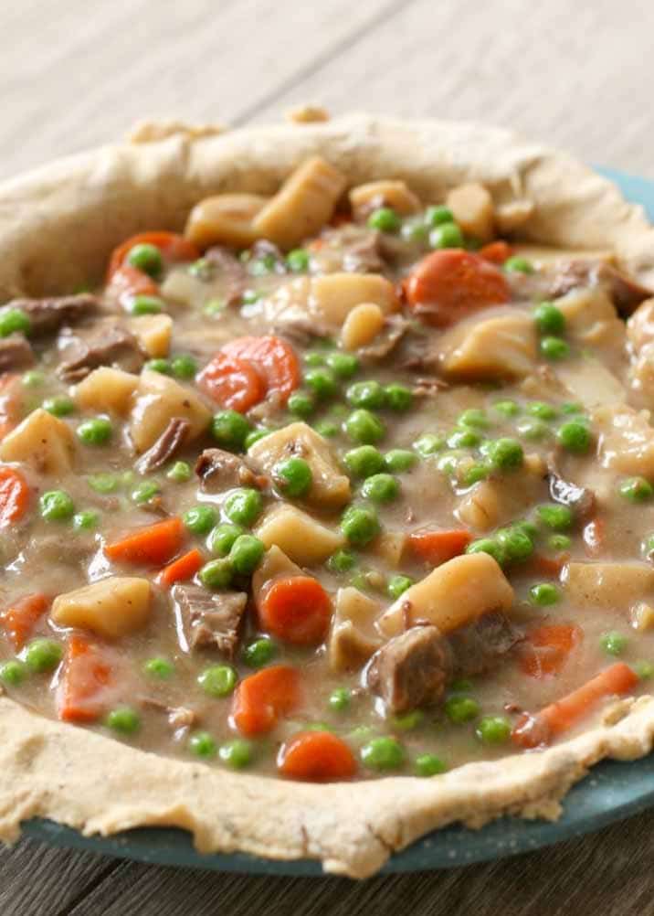 Leftover Steak Pot Pie With Vegetables Recipe