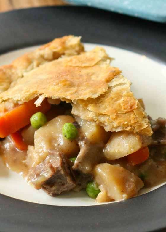 Leftover Steak Pot Pie With Vegetables Recipe