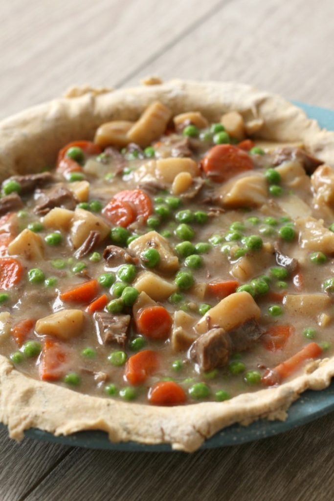 Leftover Roast Beef Pot Pie | Chocolate with Grace