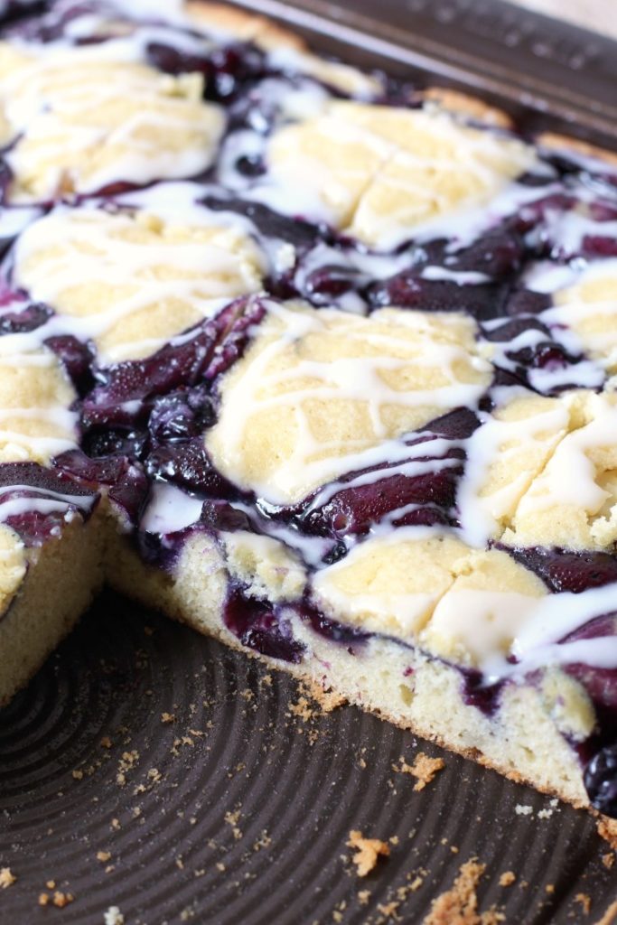 Blueberry pie bars chocolate with grace