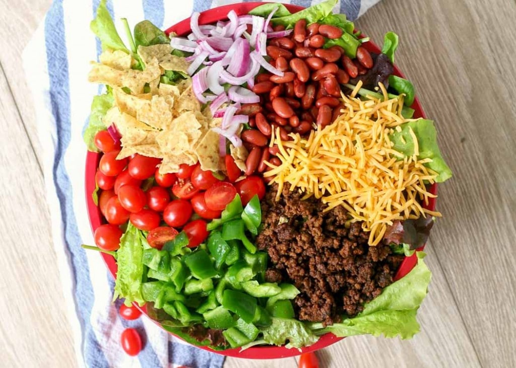 Big Potluck Taco Salad