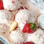 Strawberry Shortcake Ice Cream is a no churn favorite.