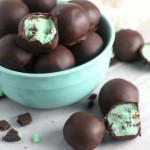 Mint Chocolate Chip Truffles are a perfect treat for the holidays and Christmas. With a few simple ingredients like cream cheese, butter and sugar, you can have an easy christmas candy recipe for all your holiday cookie exchanges and party trays.