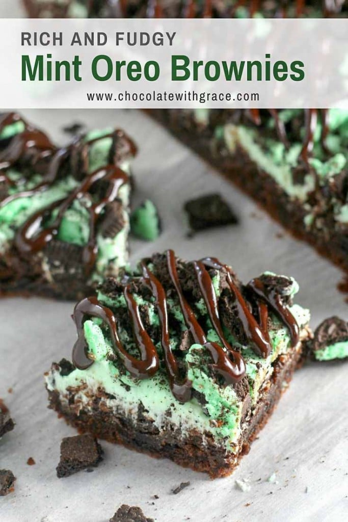 Fudgy Frosted Mint Brownies