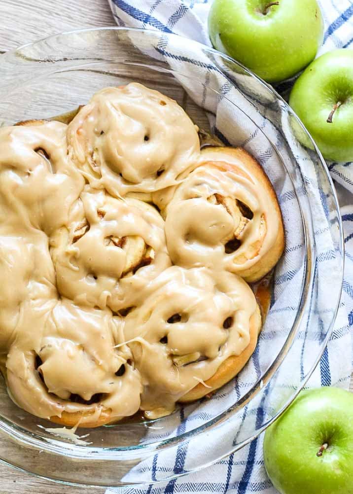 Caramel Apple Sweet Rolls