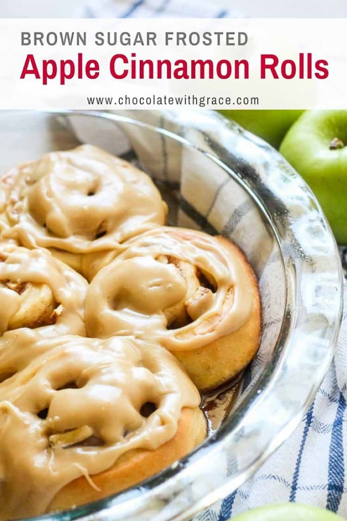 Caramel Apple Cinnamon Rolls