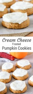 Pumpkin Cookies with Cream Cheese Frosting - Chocolate with Grace