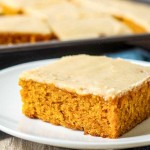 Pumpkin Sheet Cake with Brown Butter is a fall dessert you'll love.