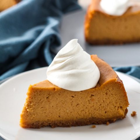 Pumpkin Pie Cheesecake - Chocolate With Grace